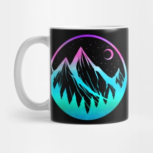 Vintage Mountains and Forrest Hiking and Camping Mug